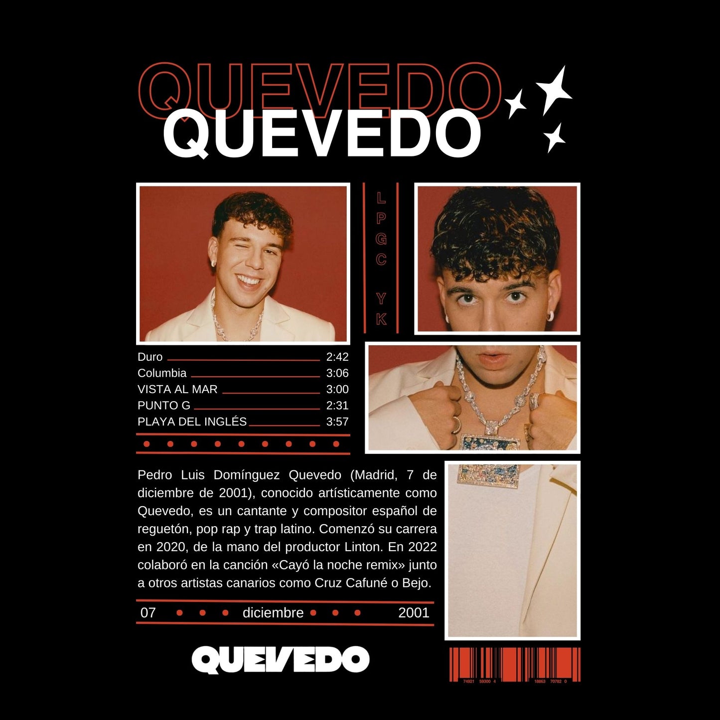 Camiseta Quevedo (Duro)