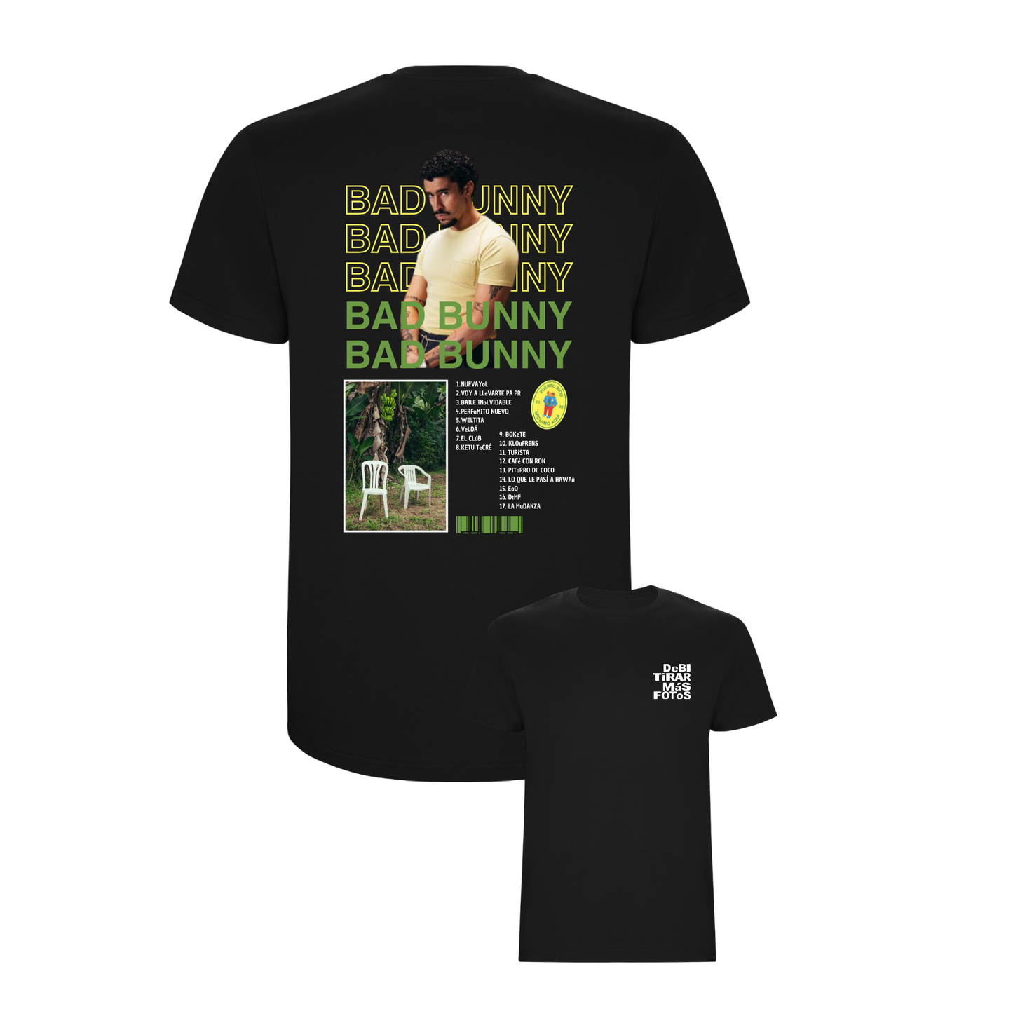 Camiseta Bad Bunny DtMF