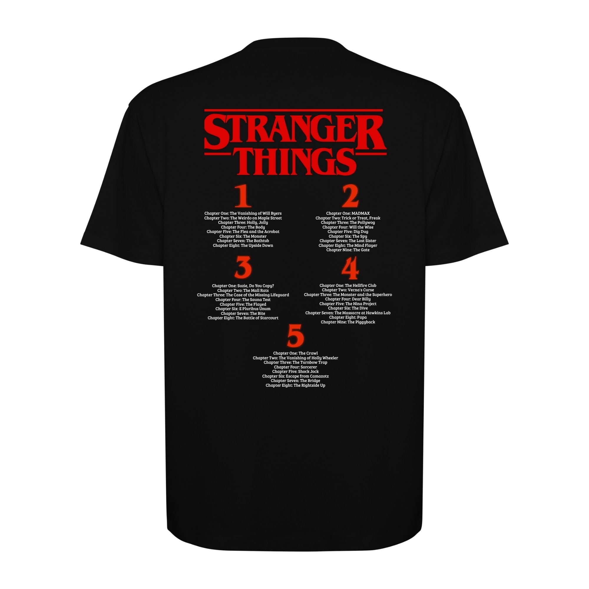 Oversize Stranger Things (Seasons)