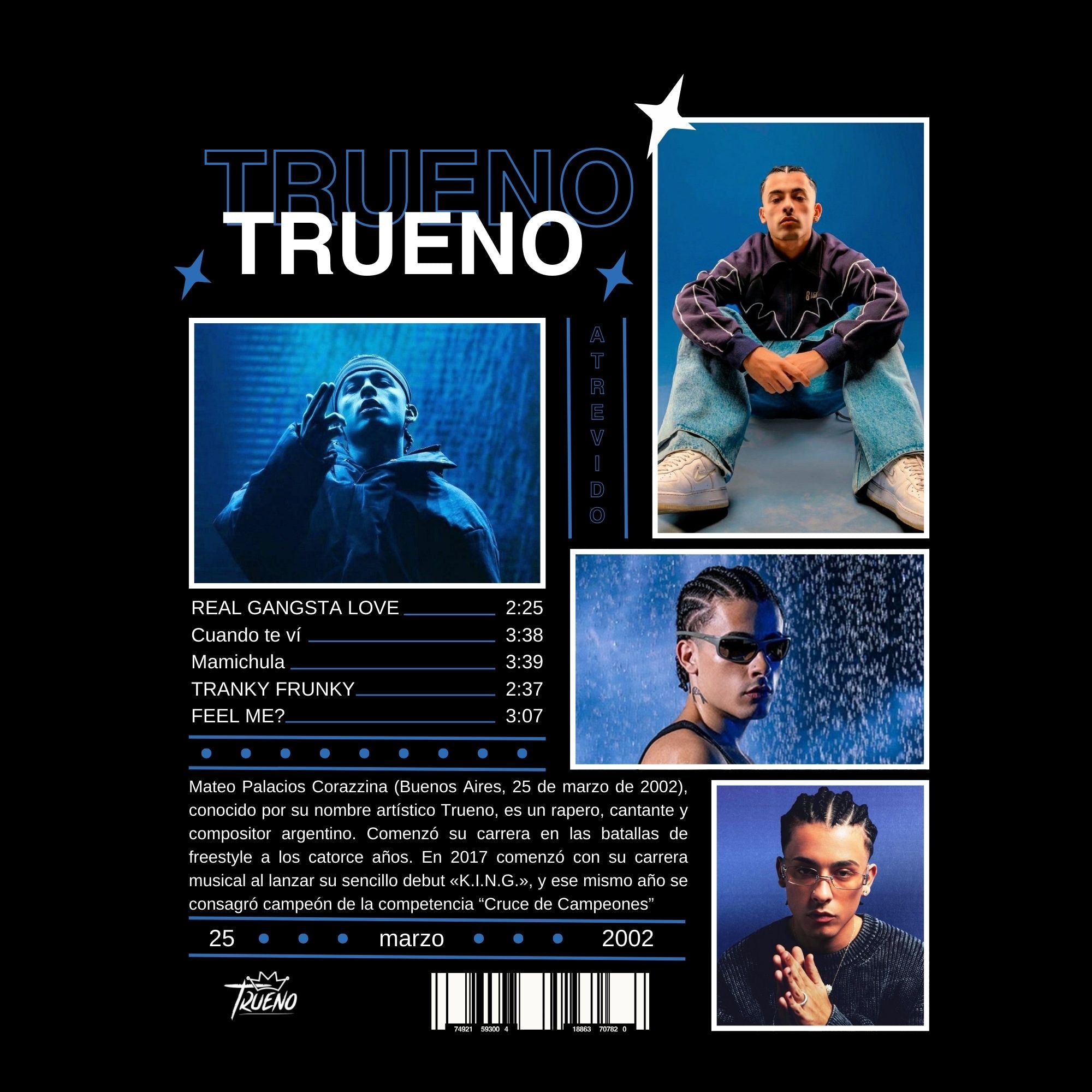 Camiseta Trueno