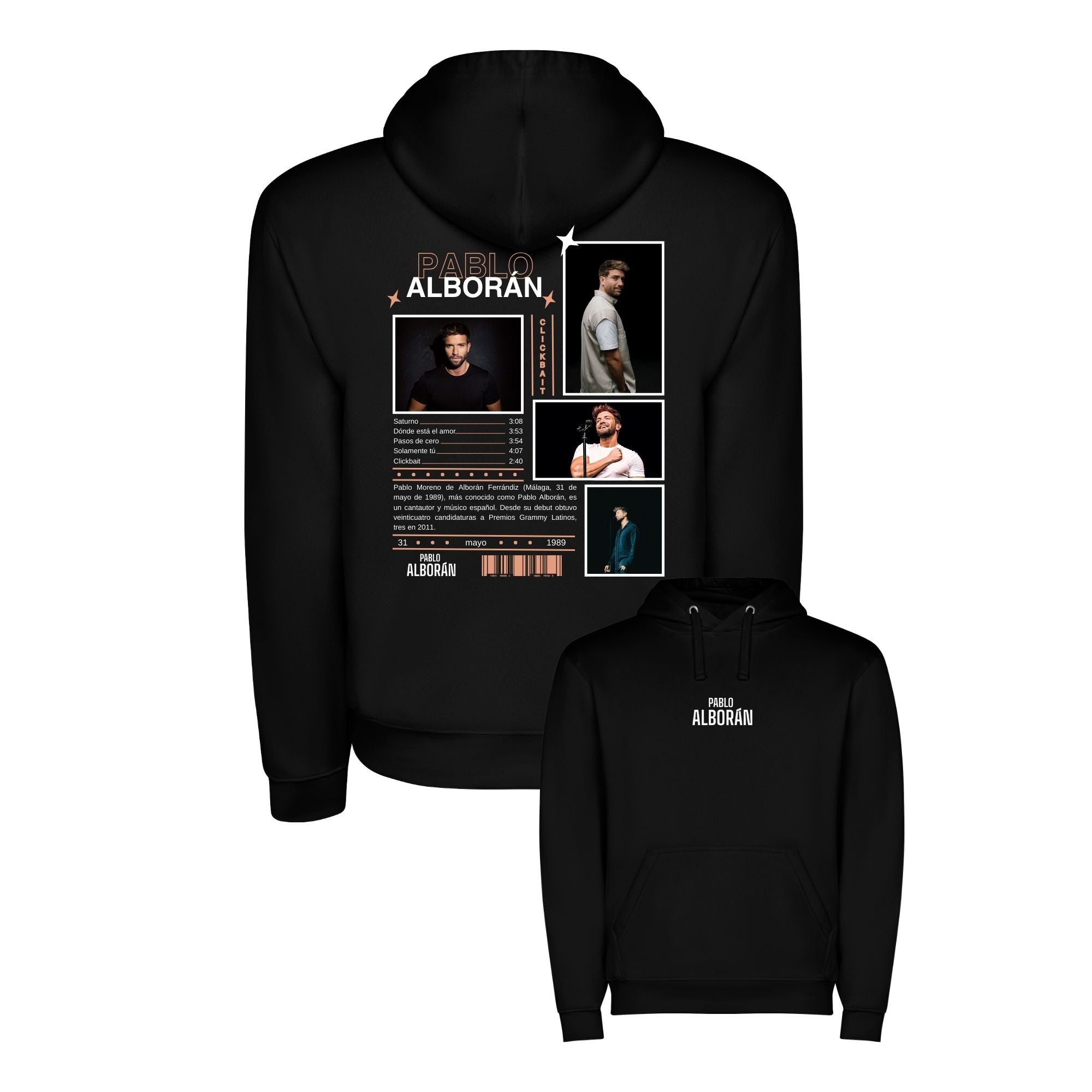 Sudadera Pablo Alborán