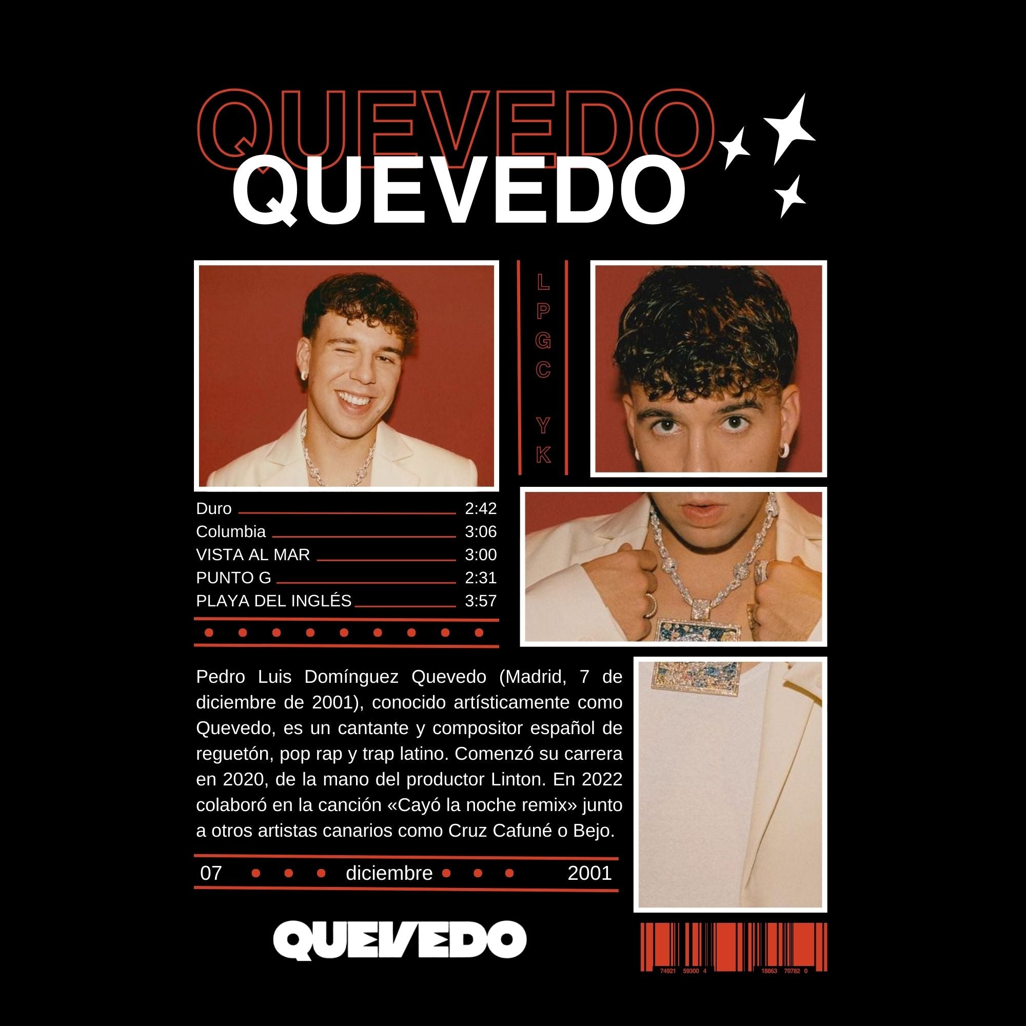 Camiseta Quevedo (Duro)