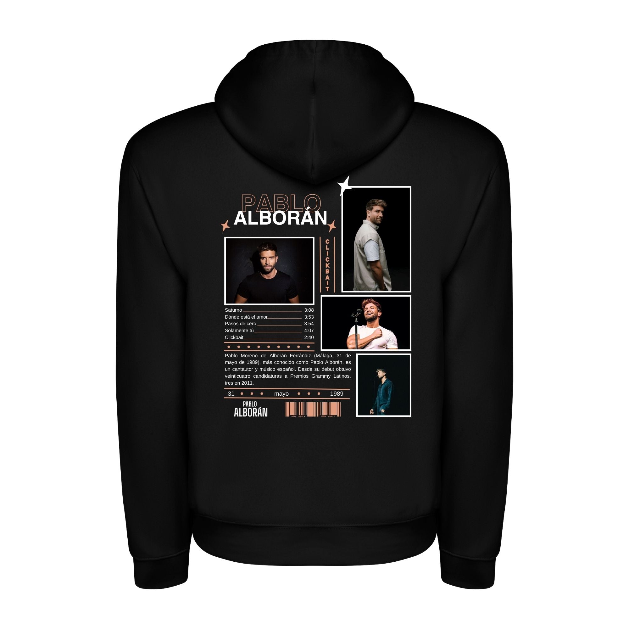 Sudadera Pablo Alborán