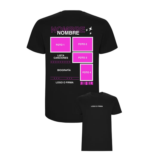 *Camiseta Performer (personaliza con tu artista favorito)