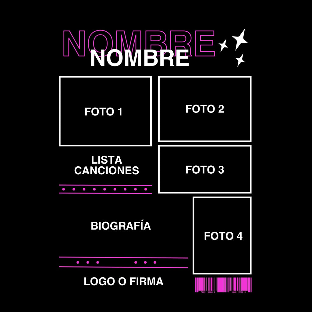 *Camiseta Performer (personaliza con tu artista favorito)