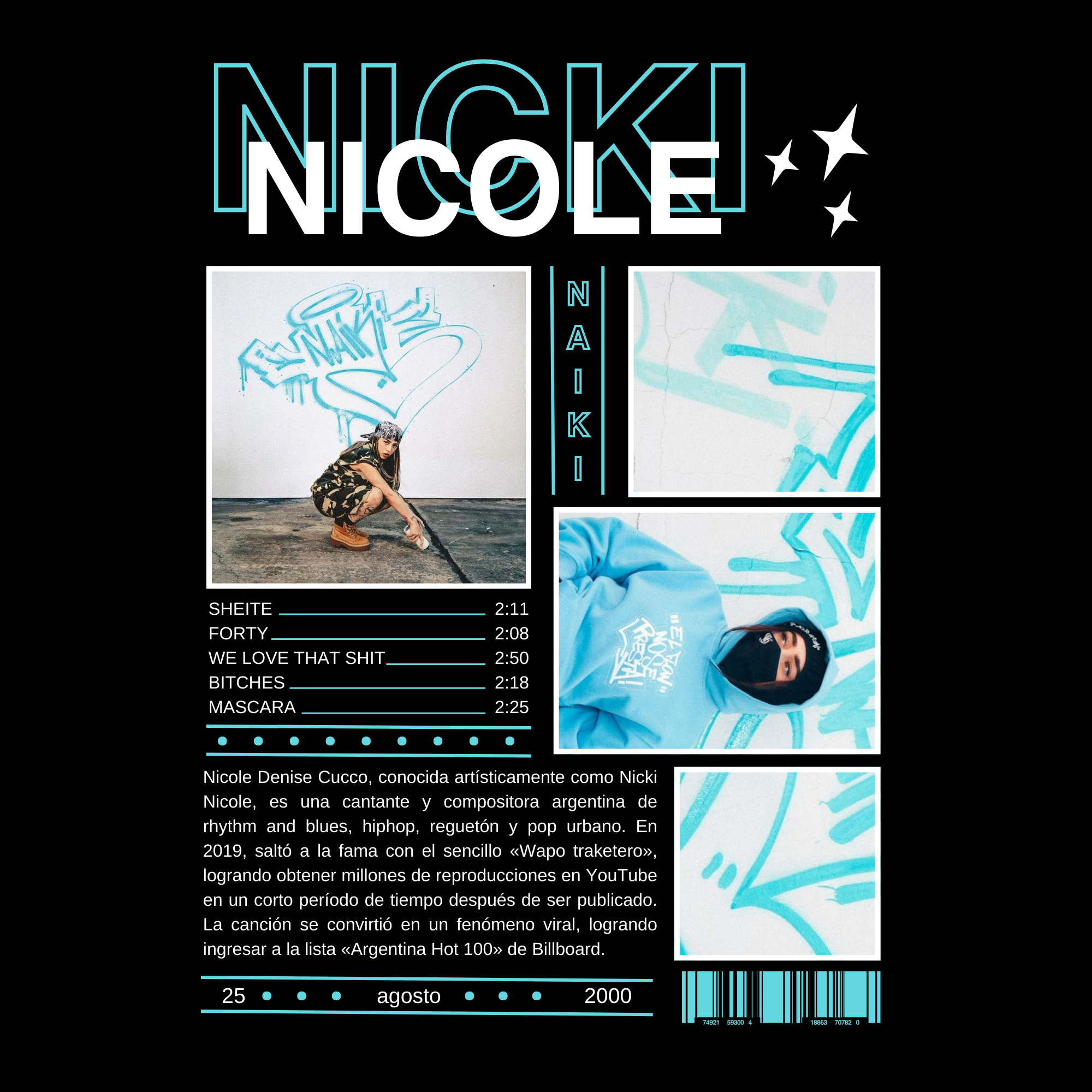 Camiseta Nicki Nicole Naiki