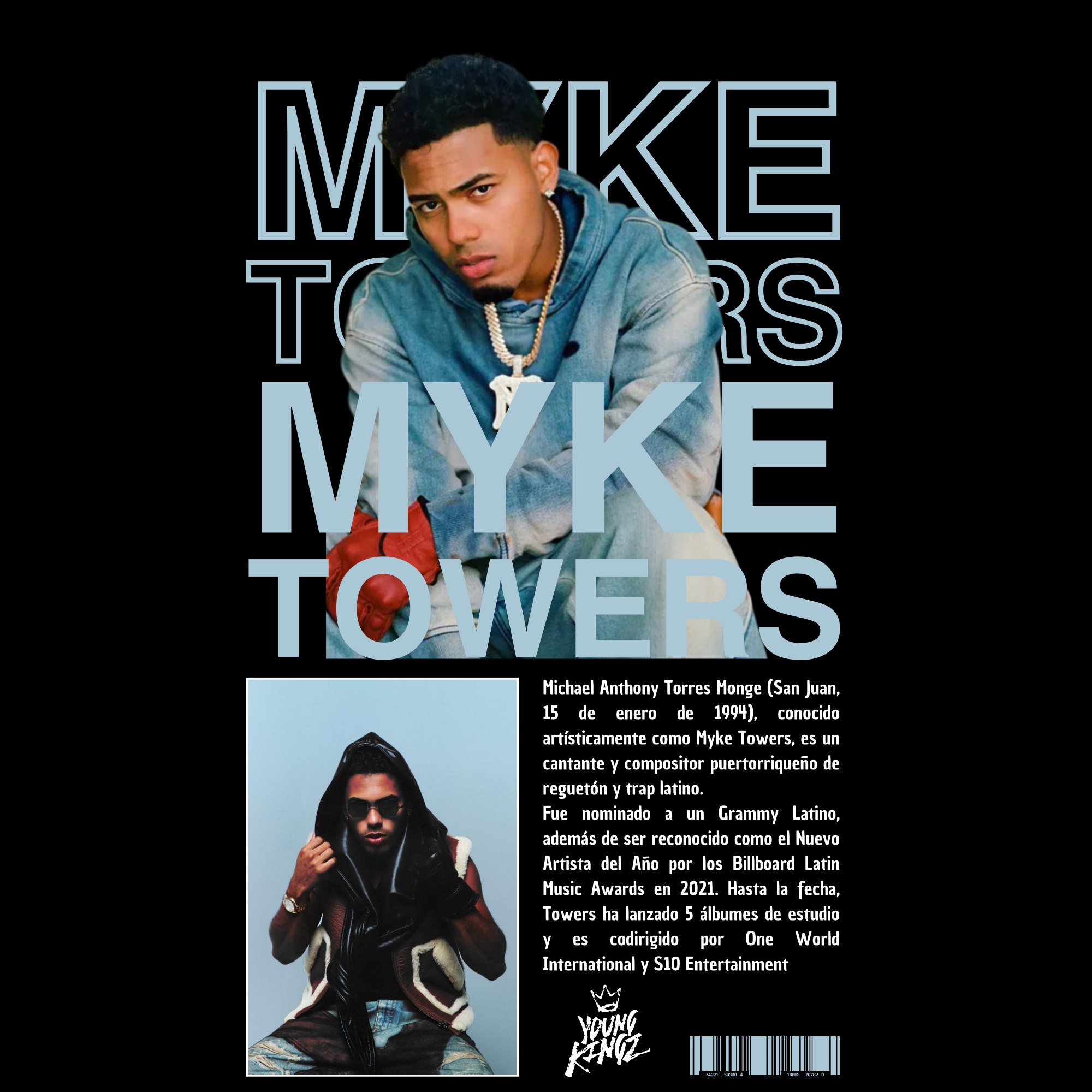 Camiseta Myke Towers