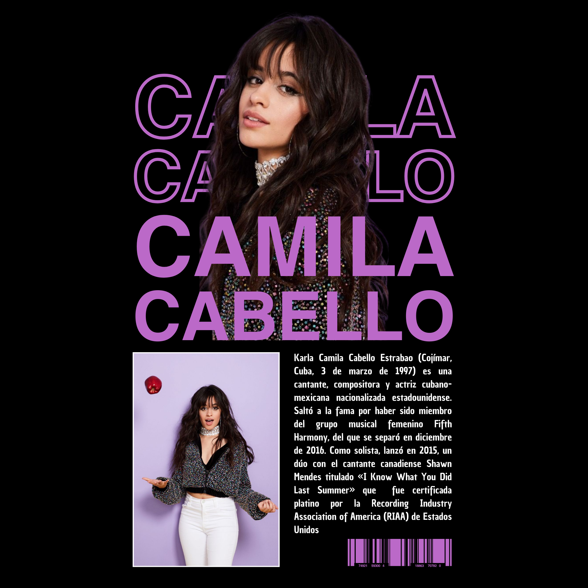 Camiseta Camila Cabello
