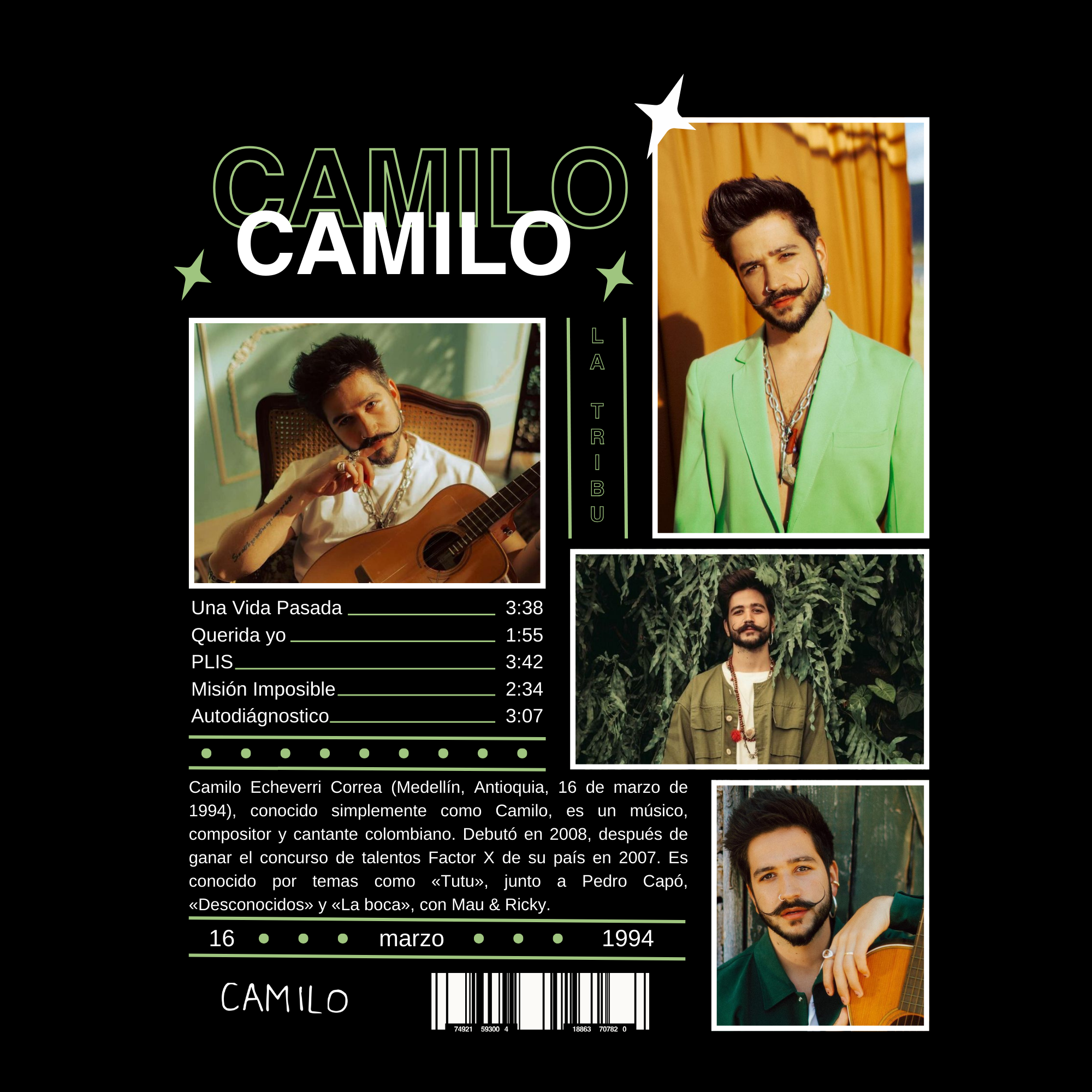Camiseta Camilo