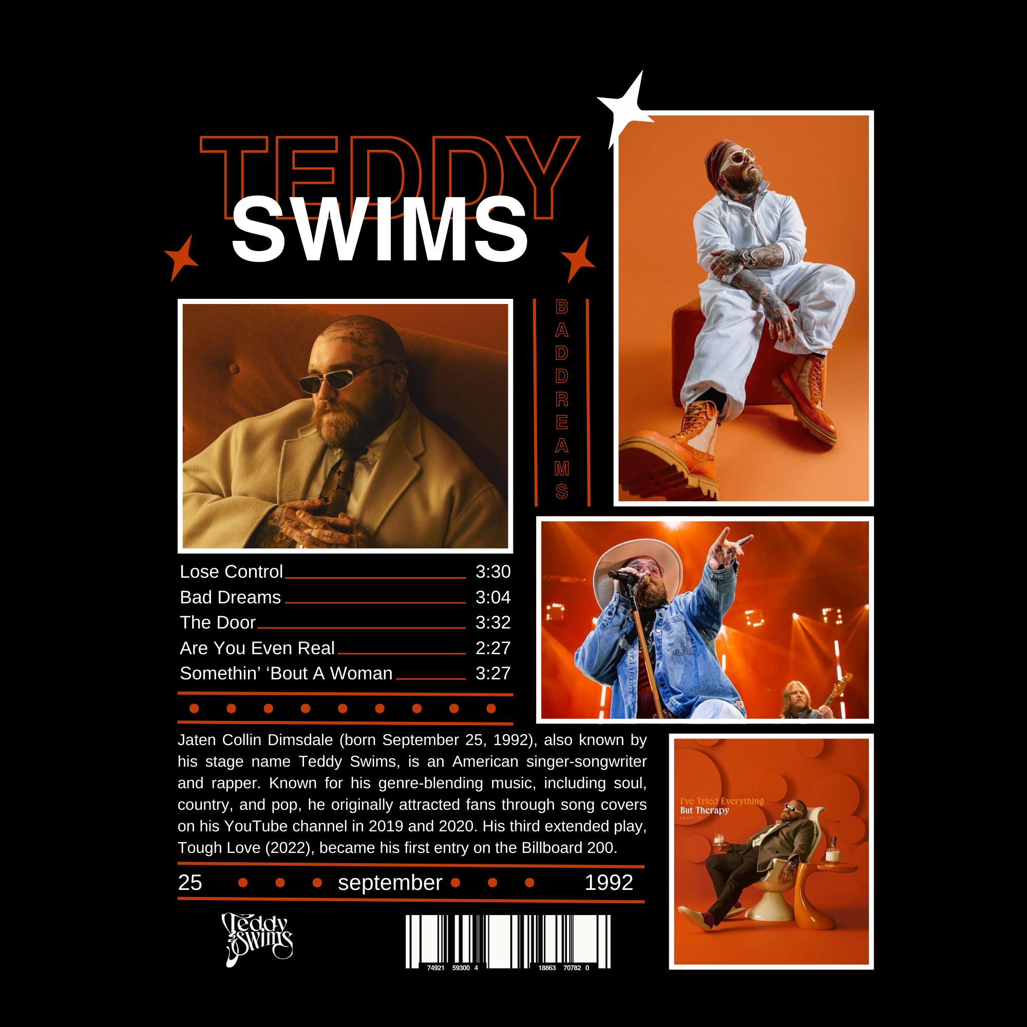 Camiseta Teddy Swims