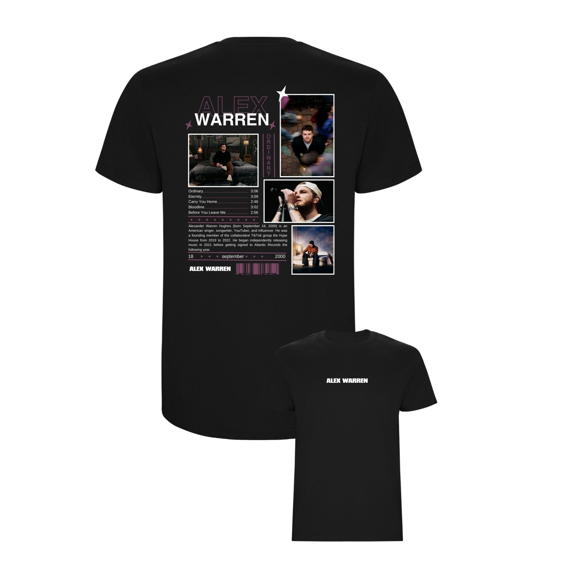 Camiseta Alex Warren