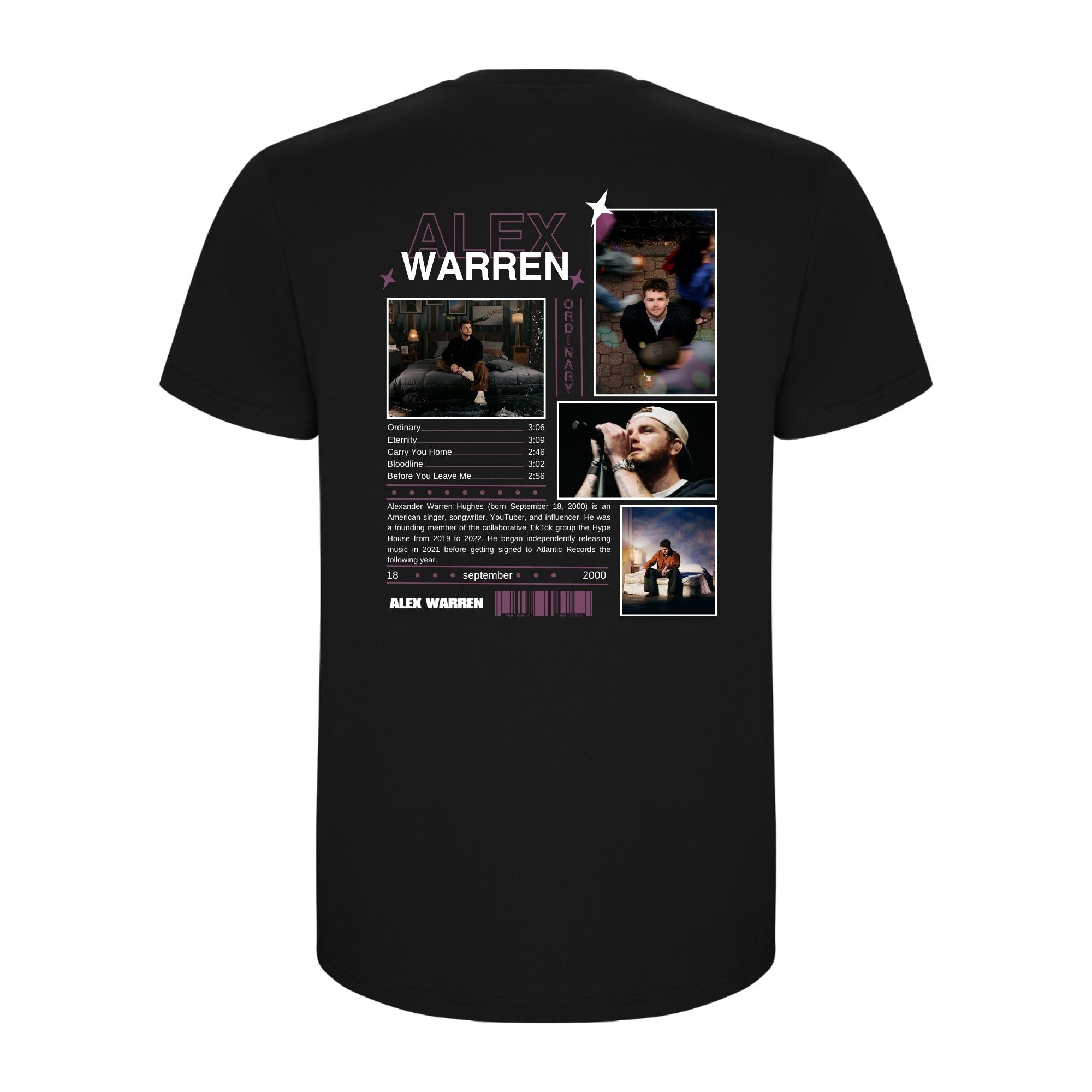 Camiseta Alex Warren