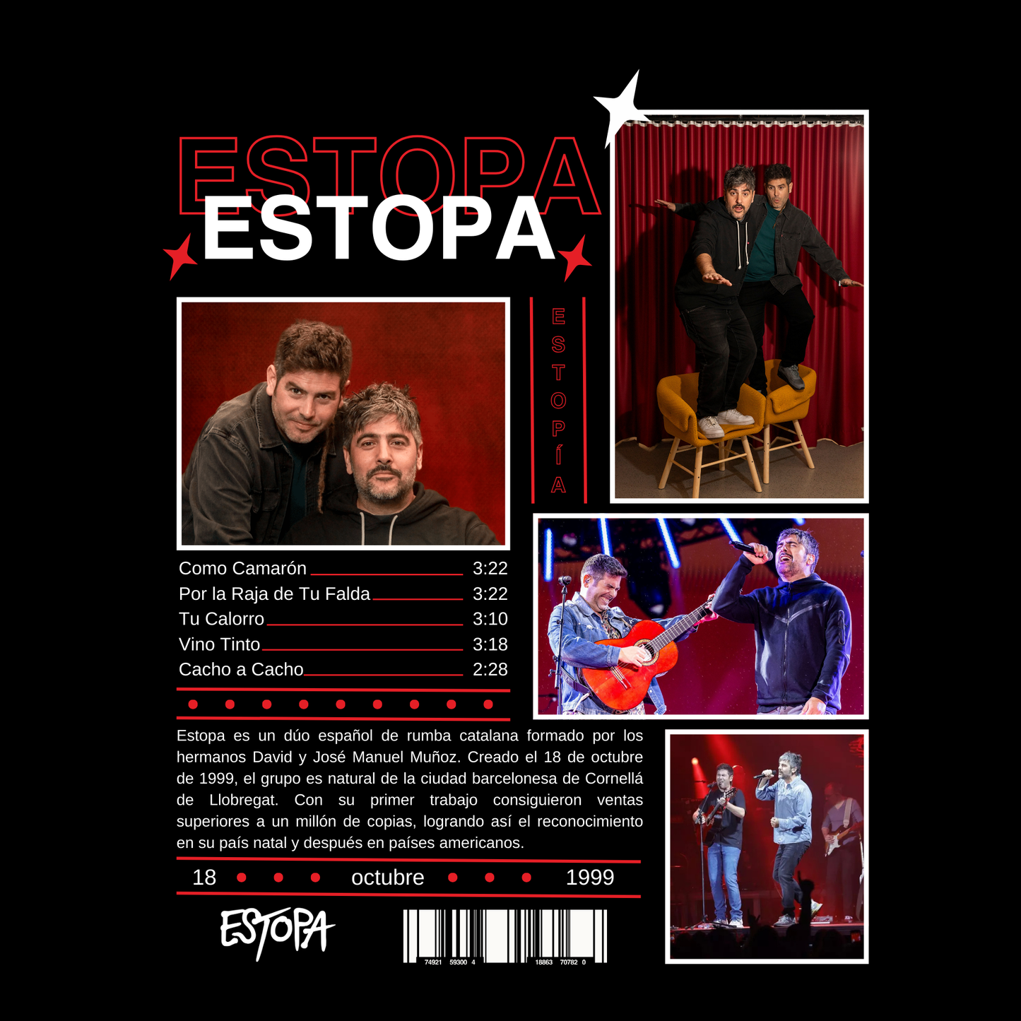 Camiseta Estopa