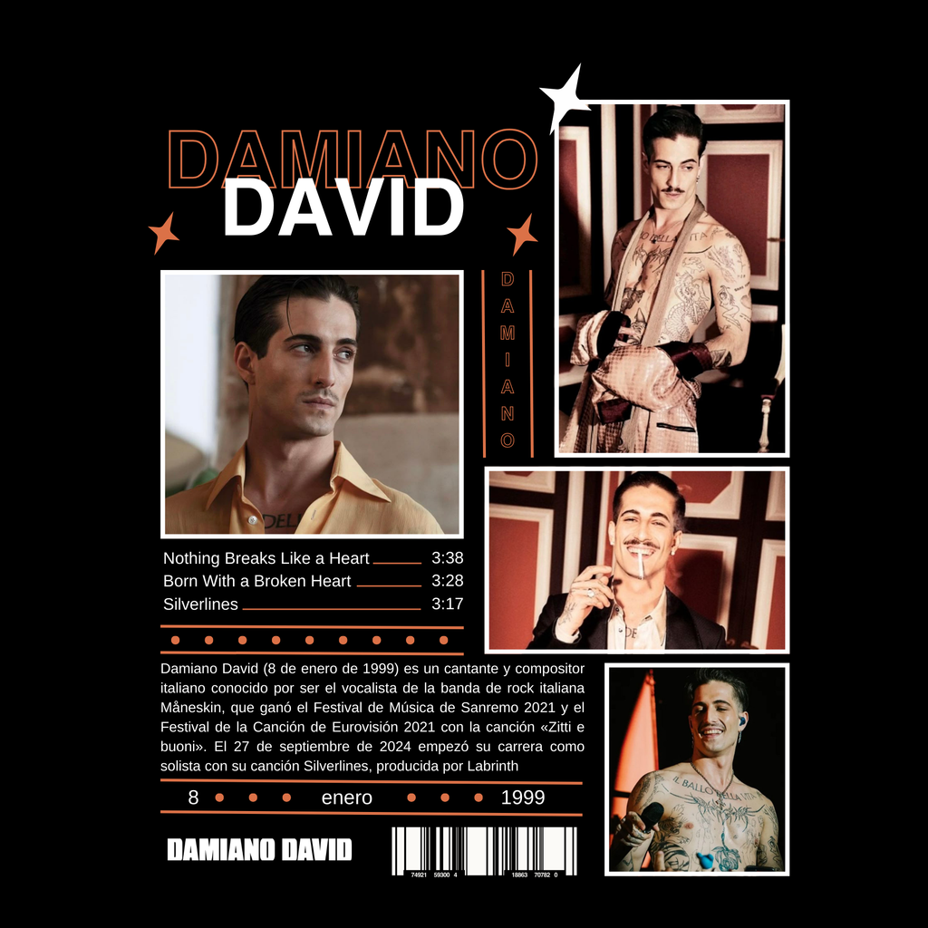 Camiseta Damiano David
