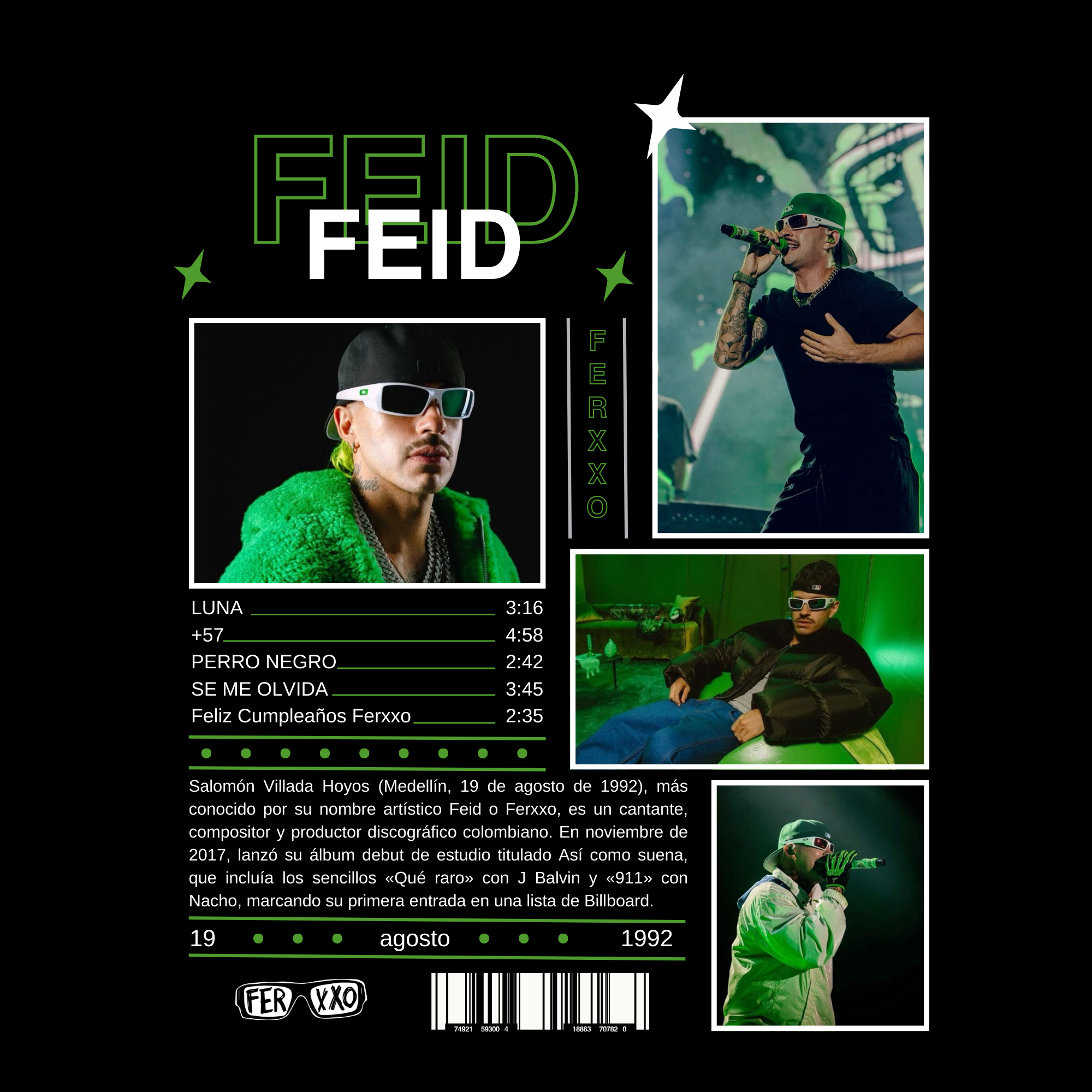 Camiseta Feid