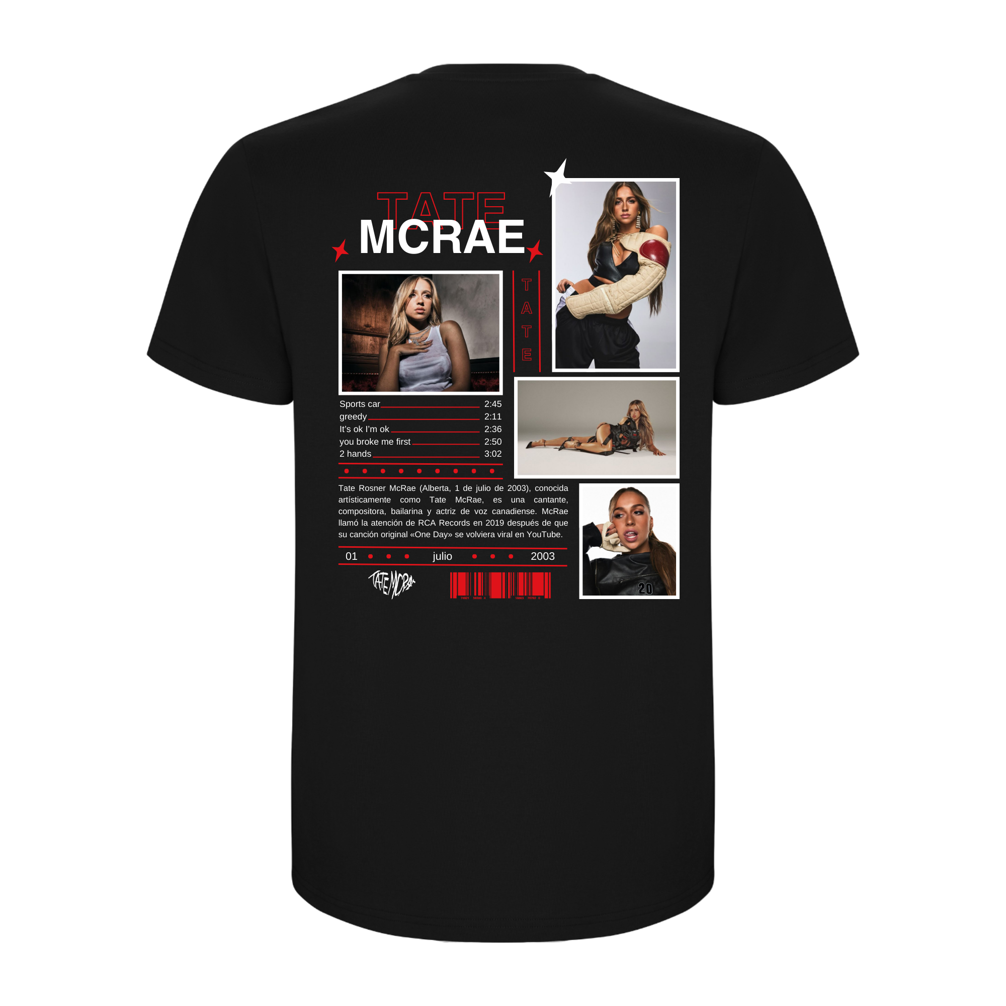 Camiseta Tate McRae