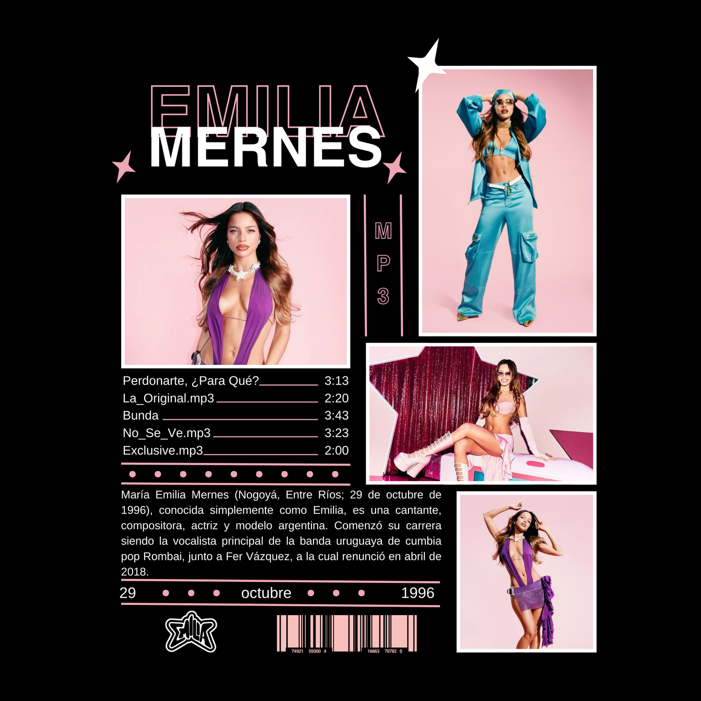 Camiseta Emilia Mernes