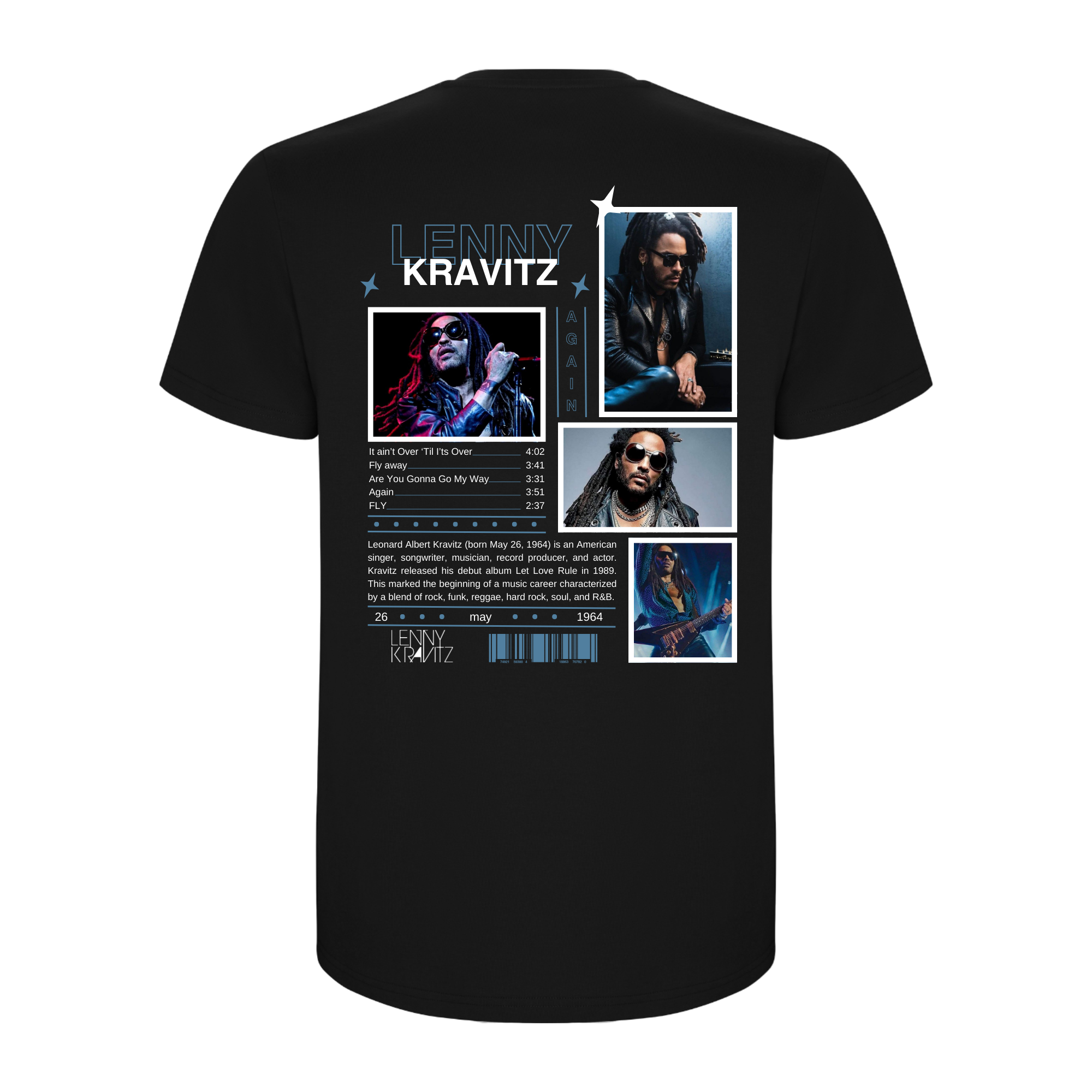 Camiseta Lenny Kravitz