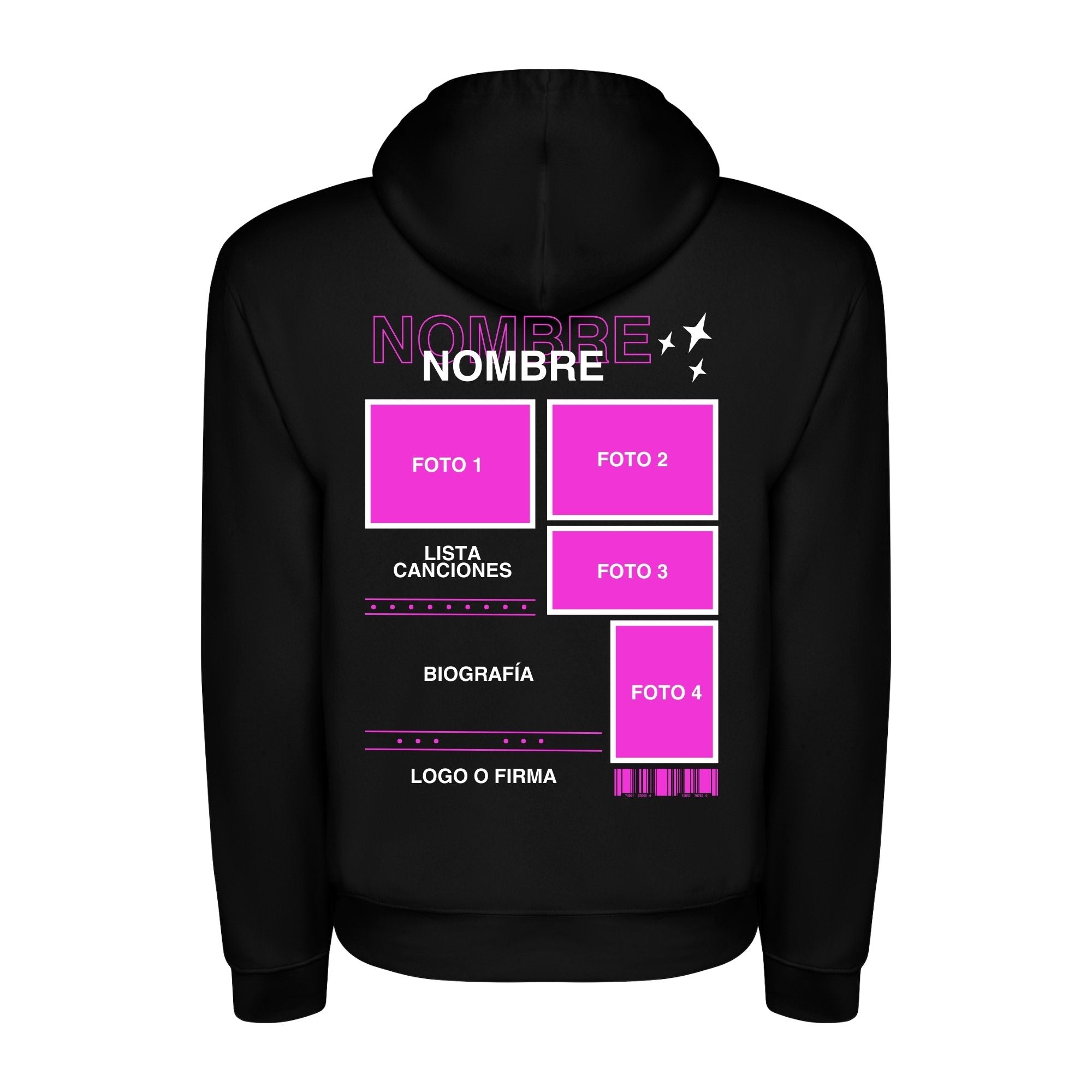 *Sudadera Performer (personaliza con tu artista favorito)