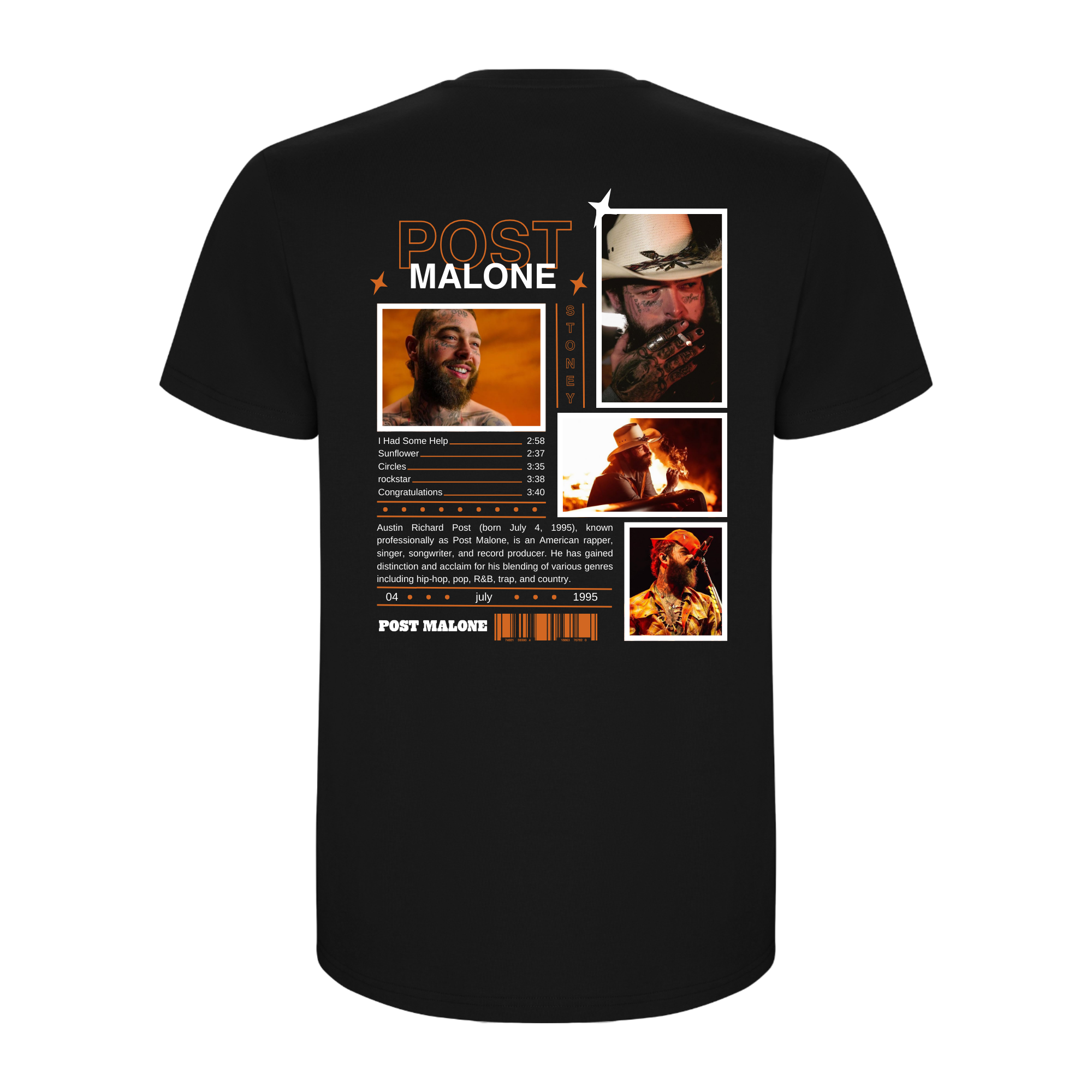 Camiseta Post Malone