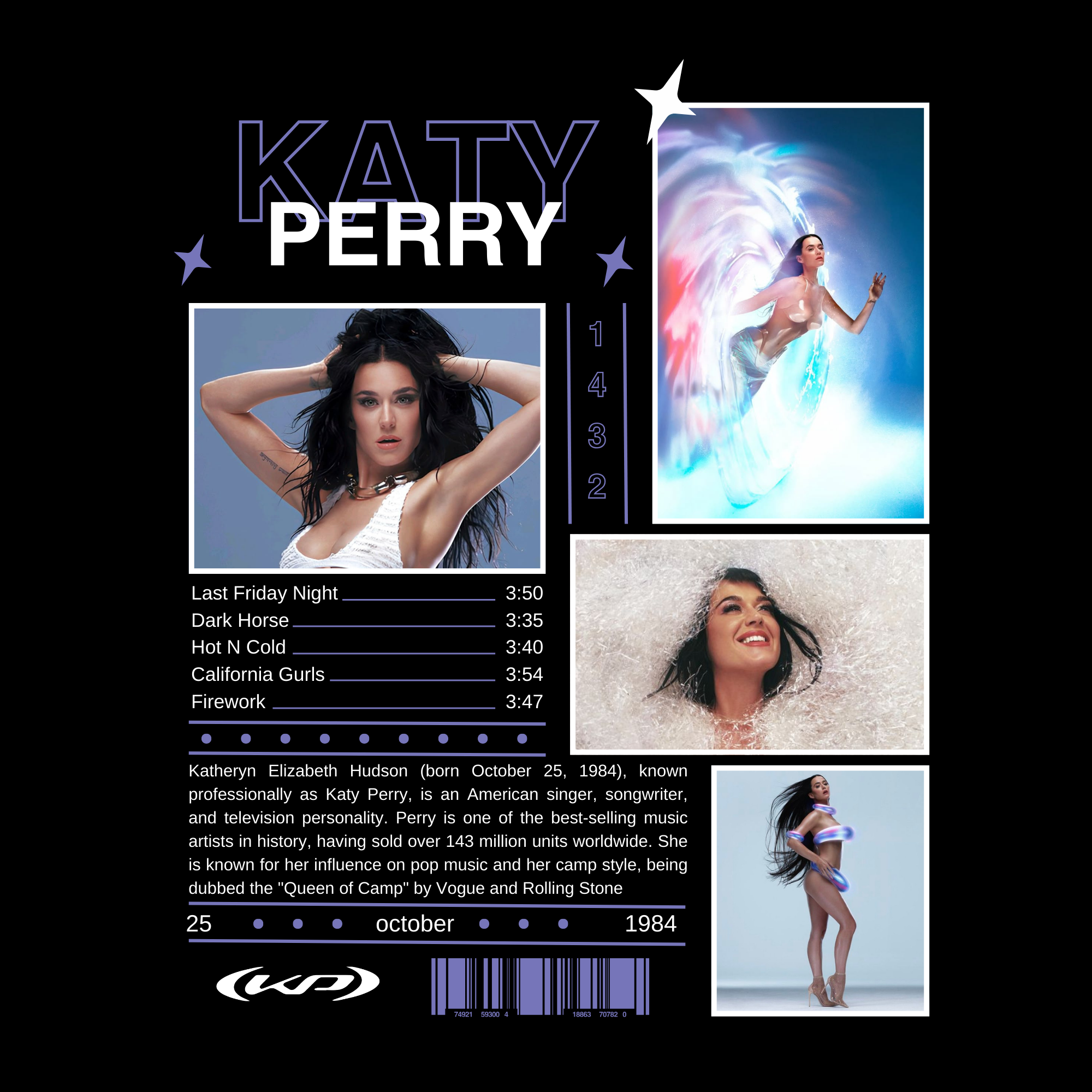 Camiseta Katy Perry