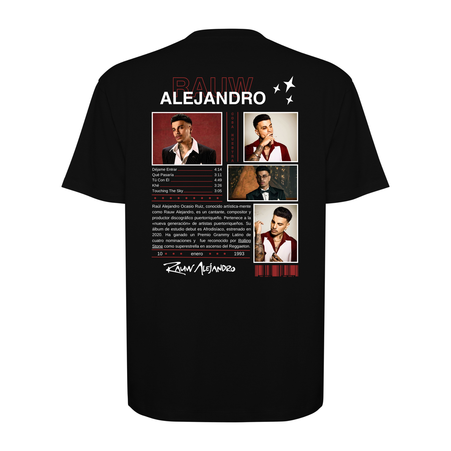 Oversize Rauw Alejandro (Cosa Nuestra)