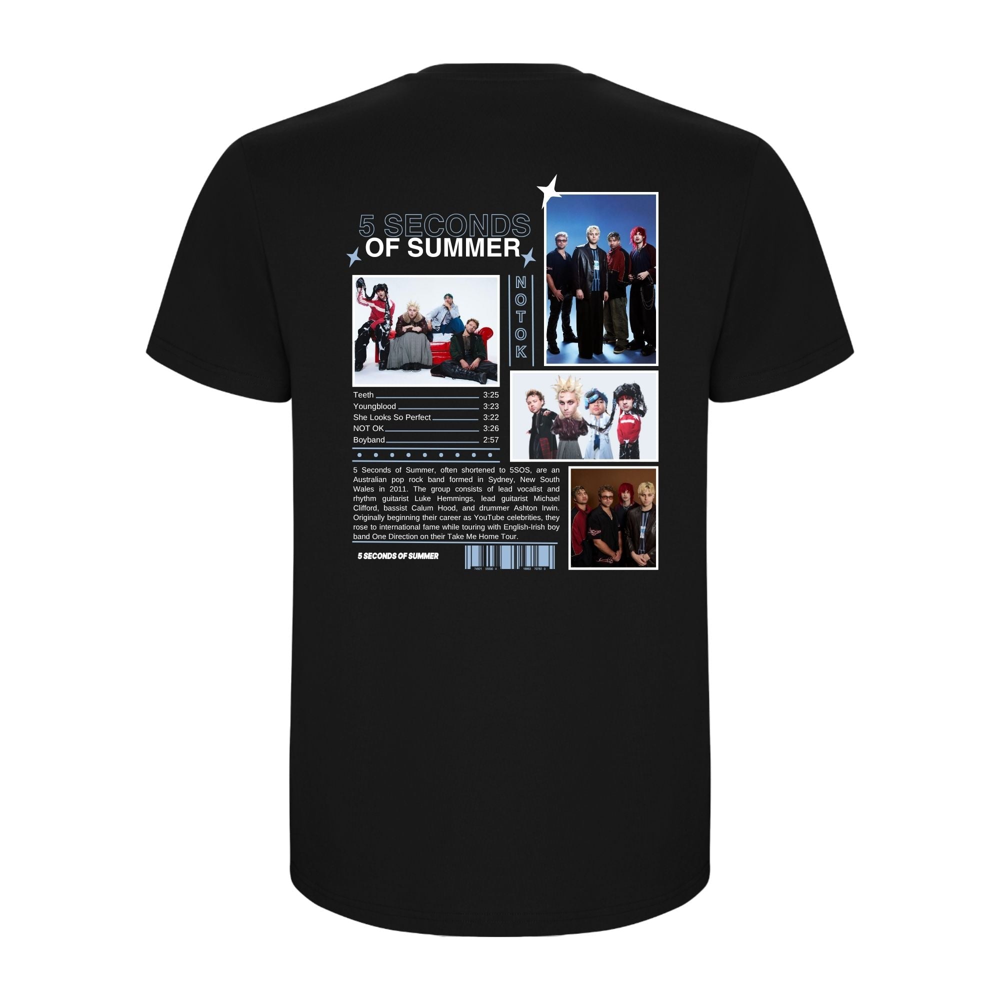 Camiseta 5 seconds of summer