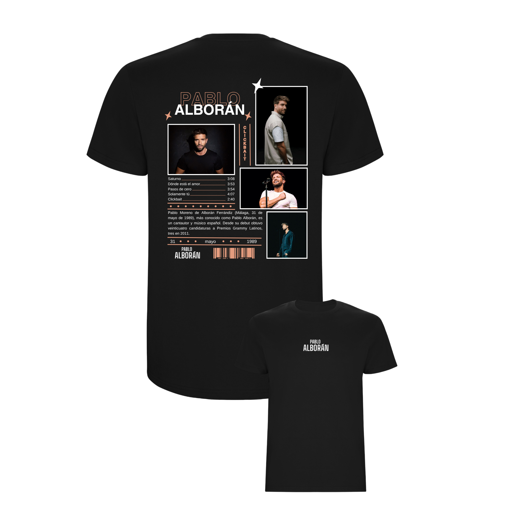 Camiseta Pablo Alborán