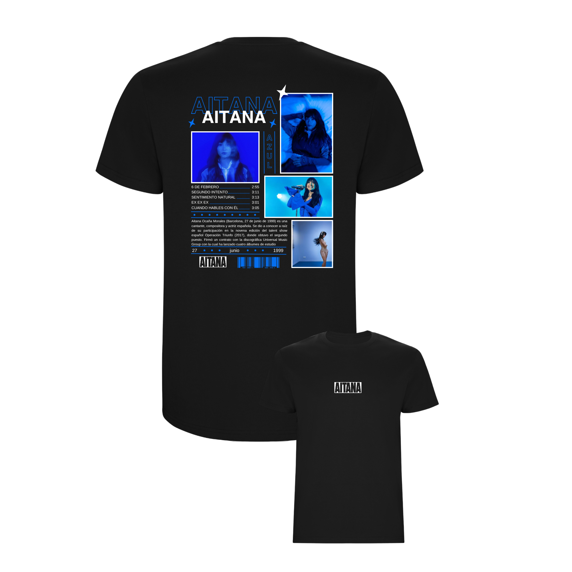 Camiseta Aitana (Cuarto Azul)
