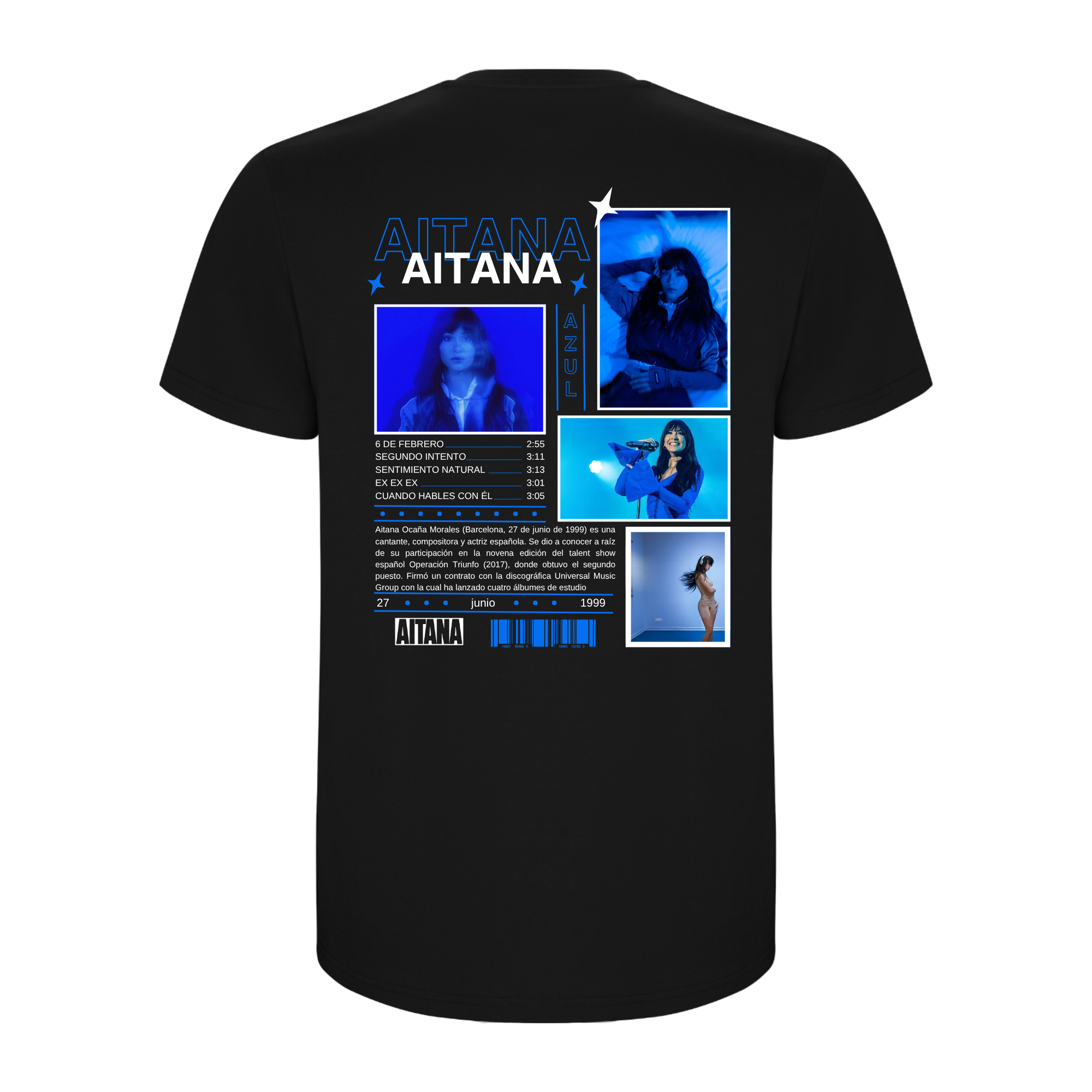 Camiseta Aitana (Cuarto Azul)