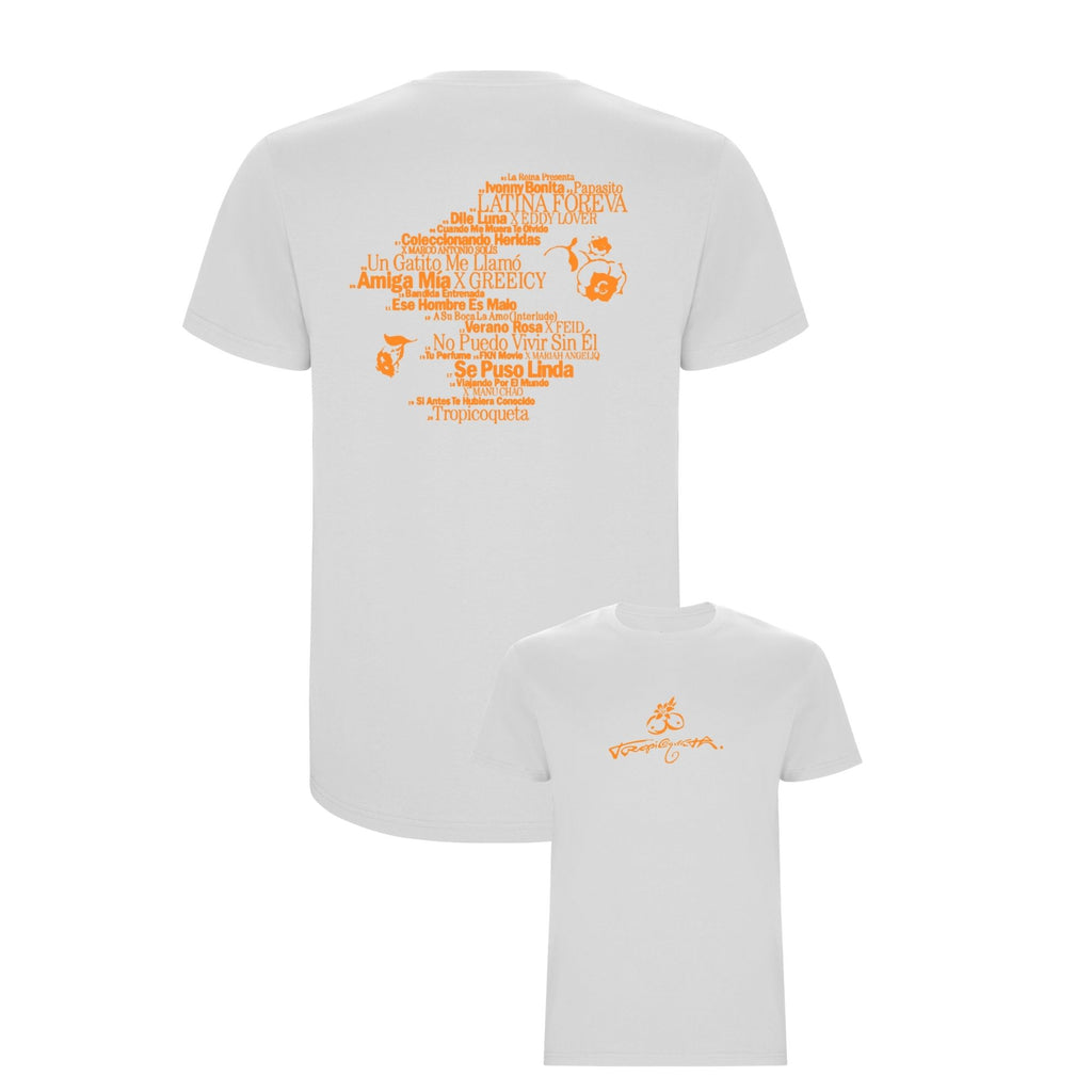 PREVENTA - Camiseta Karol G Blanca Unisex (Tracklist)