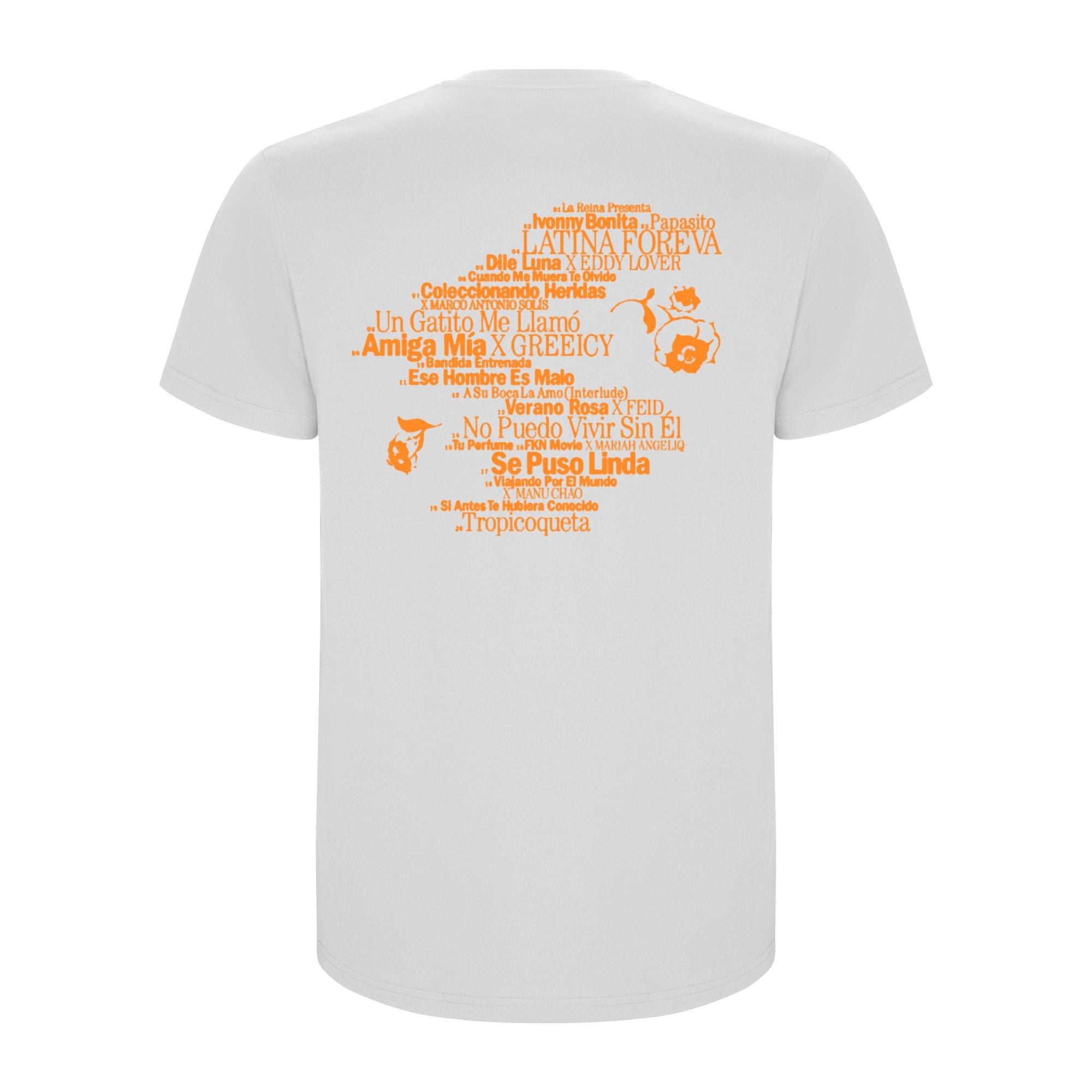 PREVENTA - Camiseta Karol G Blanca Unisex (Tracklist)