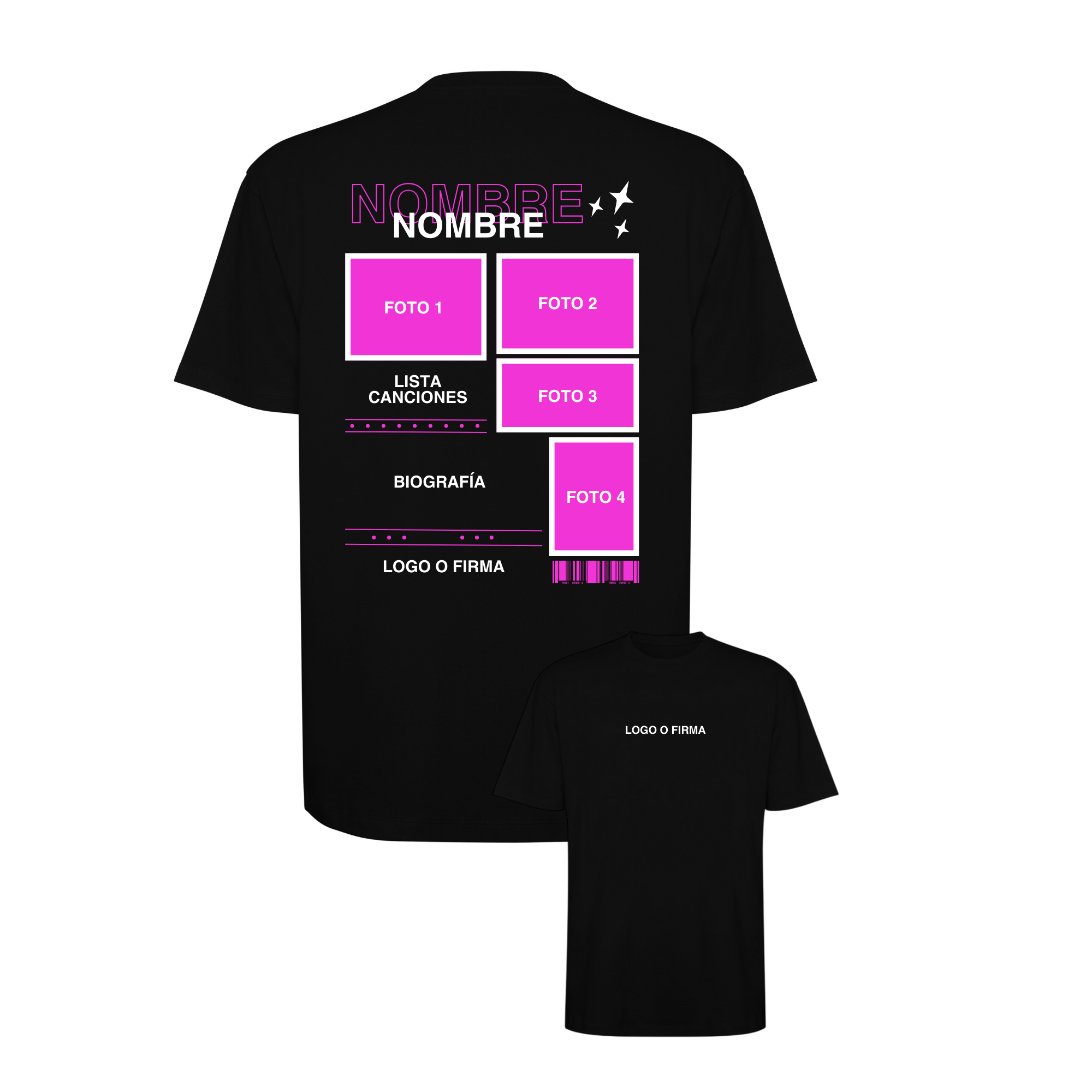 *Oversize Performer (personaliza con tu artista favorito)