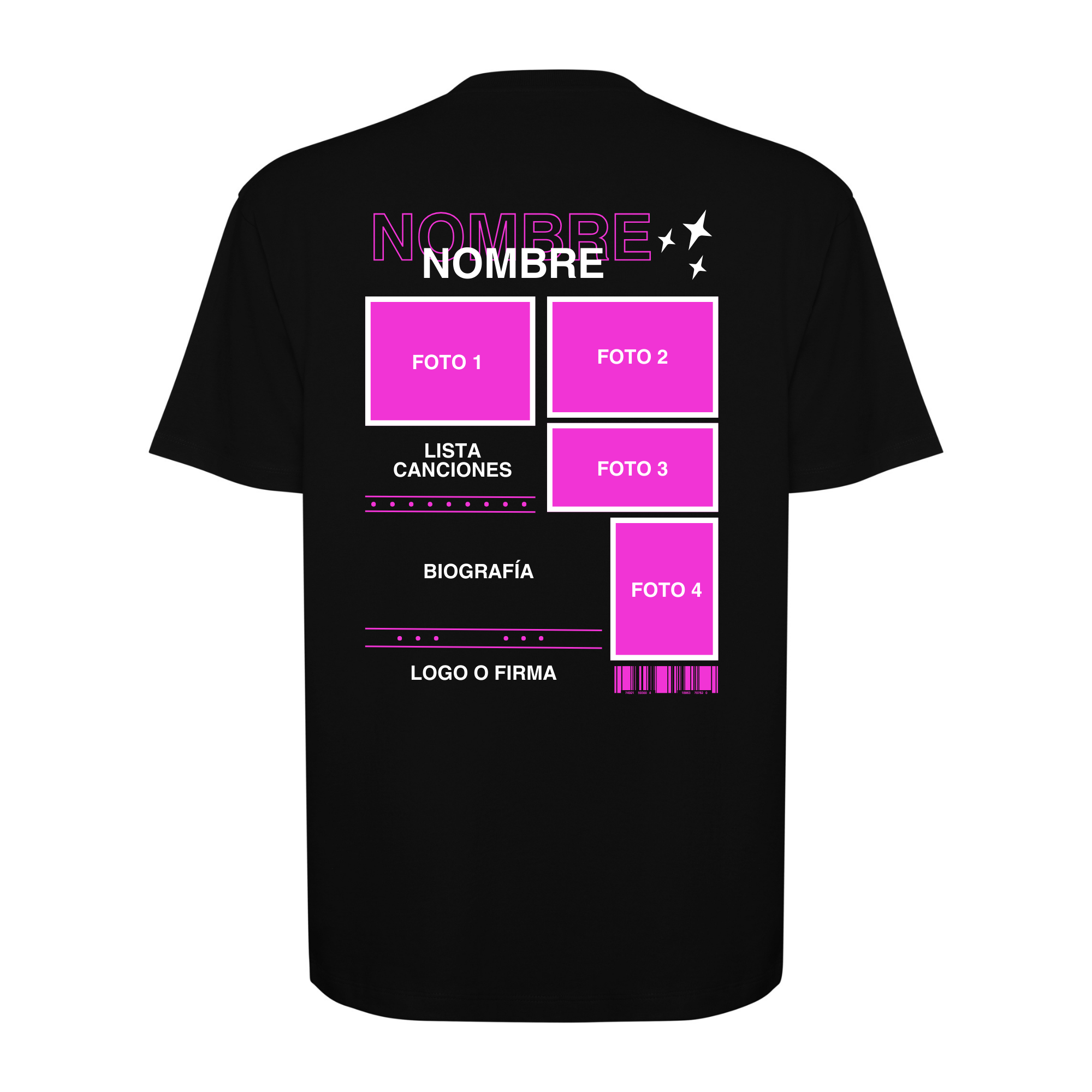 *Oversize Performer (personaliza con tu artista favorito)