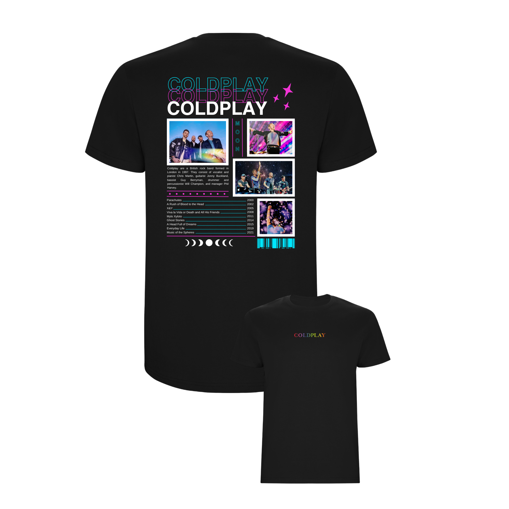 Camiseta Coldplay