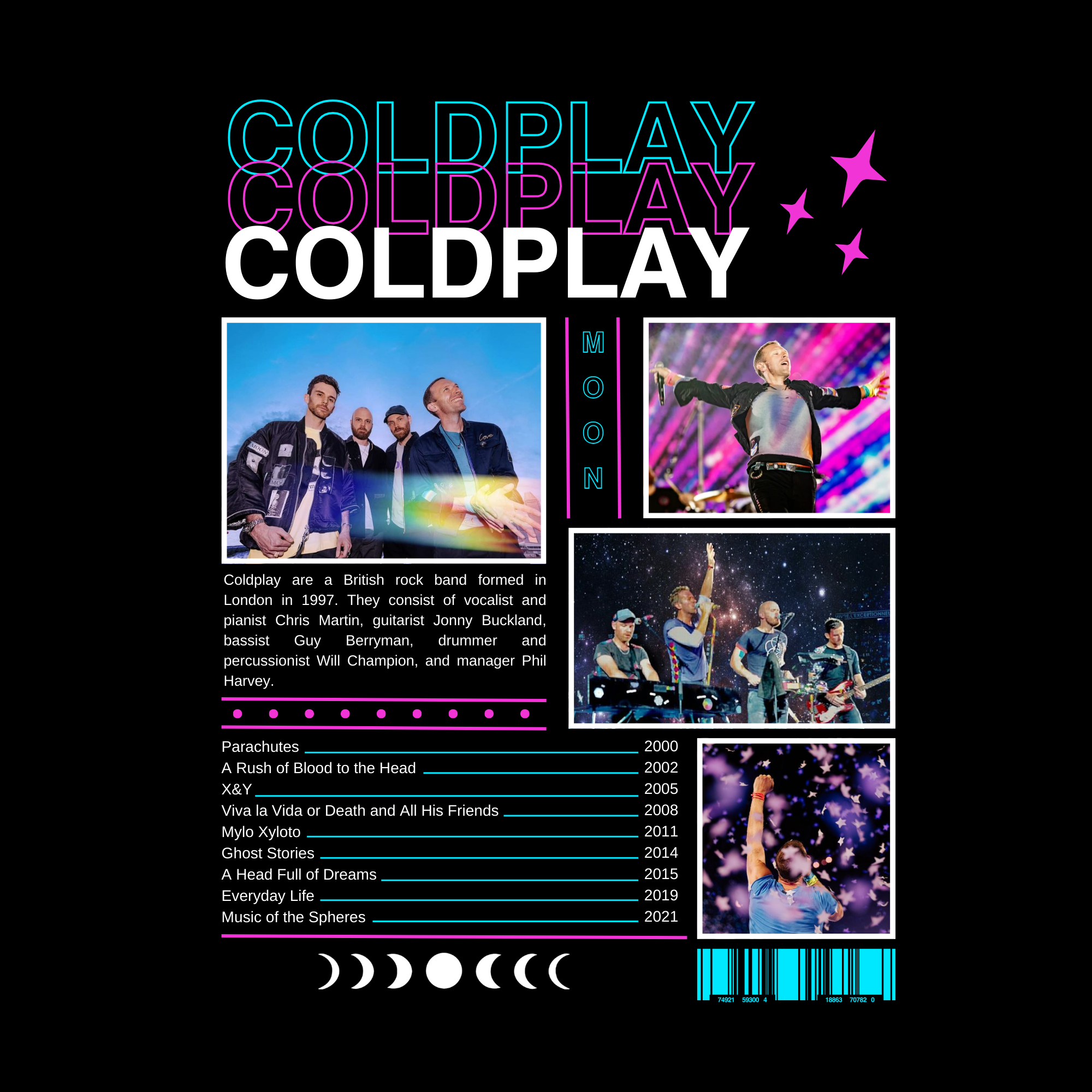 Camiseta Coldplay