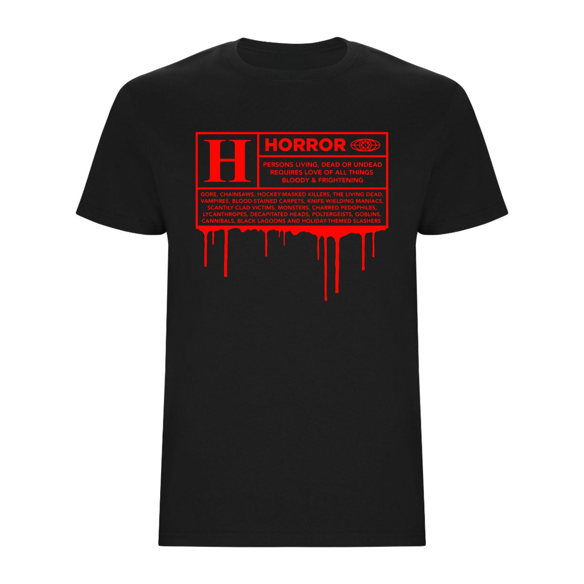 Camiseta HORROR